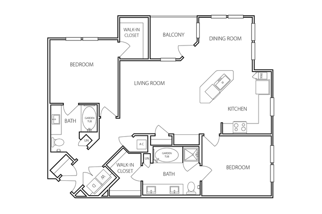 Floorplan - The Peri on Westheimer