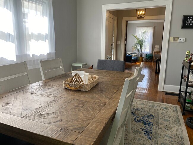 Very large dining room through foyer - 3901 N Pennsylvania St