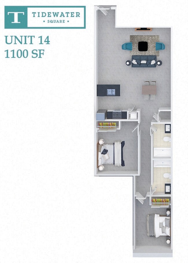 Floorplan - Tidewater Square