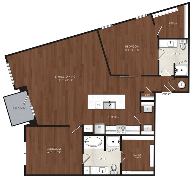 Floorplan - The Park at Katy Trail