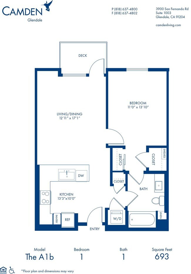 Floorplan - Camden Glendale