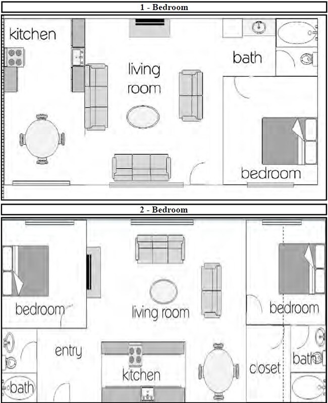 Floorplan - Sol y Cielo Apartments