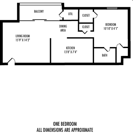 1BR/1BA - Penn Southern