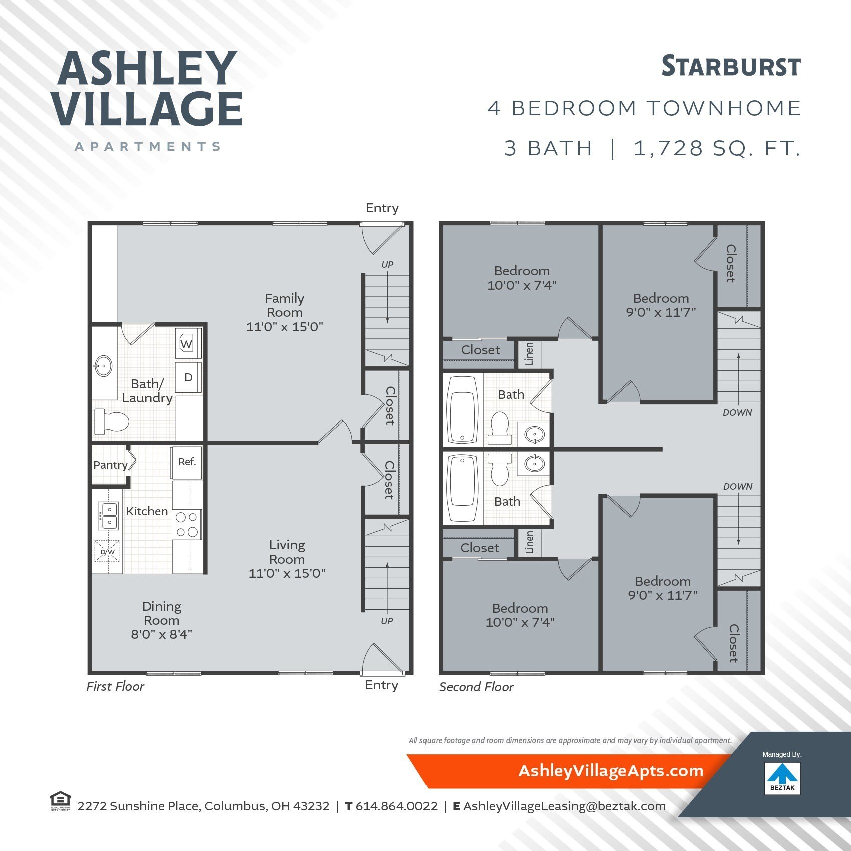 Ashley Village Apartments 2272 Sunshine Pl Columbus OH 43232