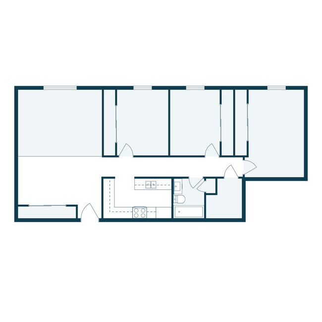 Floorplan - Bradbury Apartments