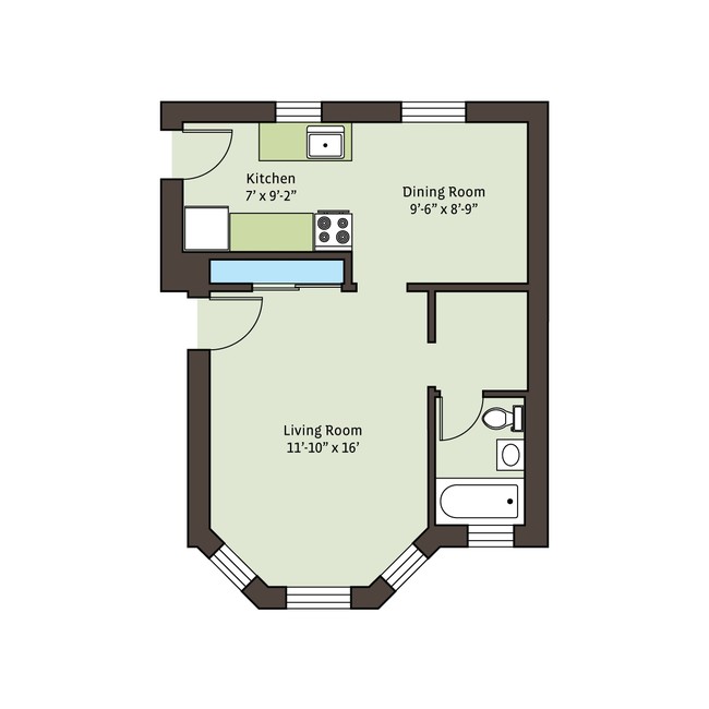 Floorplan - 5415 S. Woodlawn Avenue