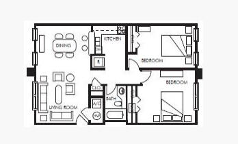 Floorplan - Roanoke Court Apartments