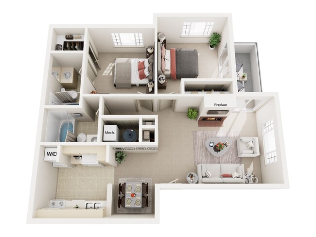 Floorplan - Alvista Trailside Apartments