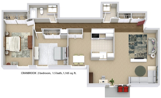 Floorplan - The Oaks on Lincoln