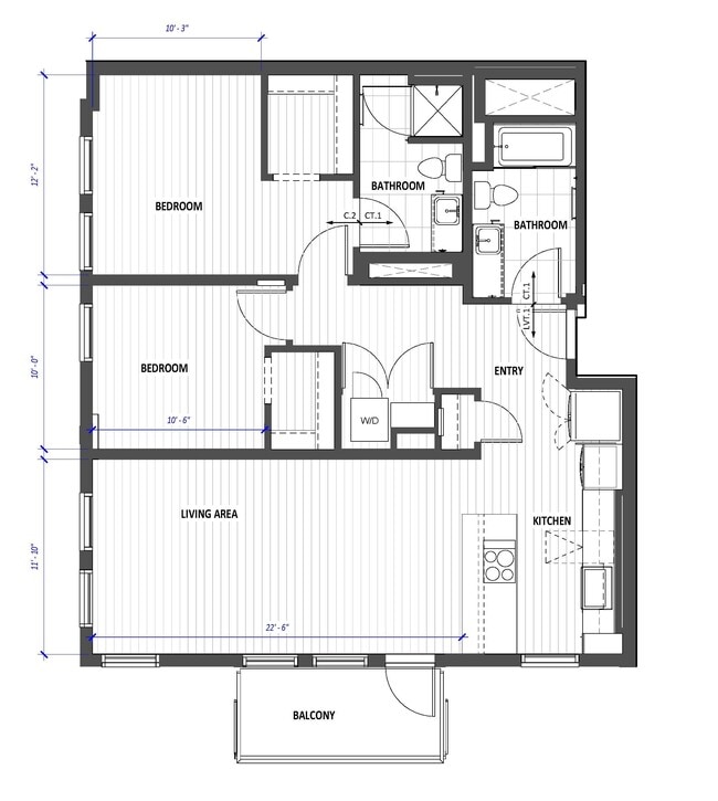 Floorplan - Hyas Point Apartments
