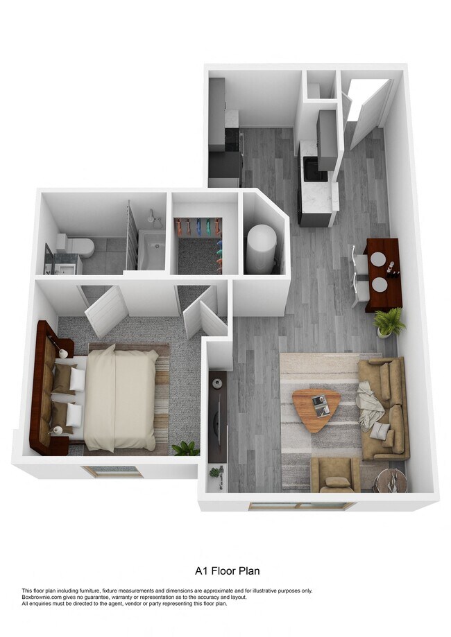 Floorplan - The Village at Slippery Hill Senior Apartments- 62+