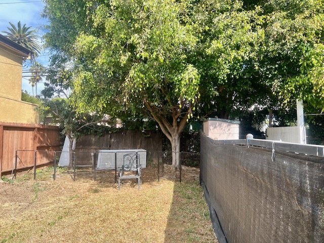 private back yard - 1527 18th St