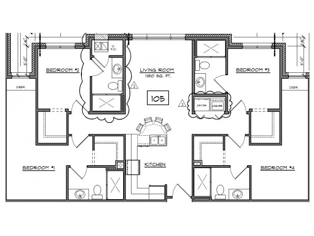 Floorplan - Campus View Student Housing