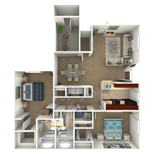 Floorplan - The Villages of Bent Tree Apartments