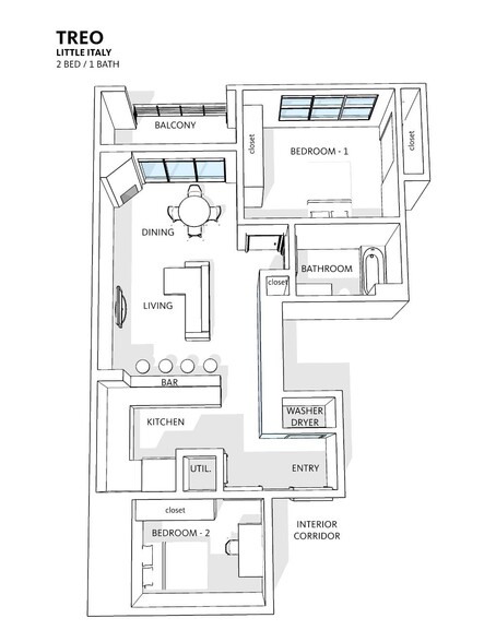 Floor Plan - 1240 India St