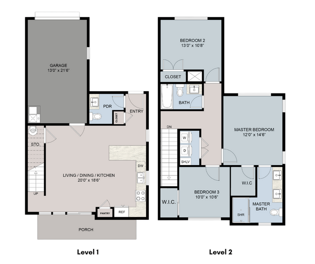 Floorplan - Alpine Landing Townhomes