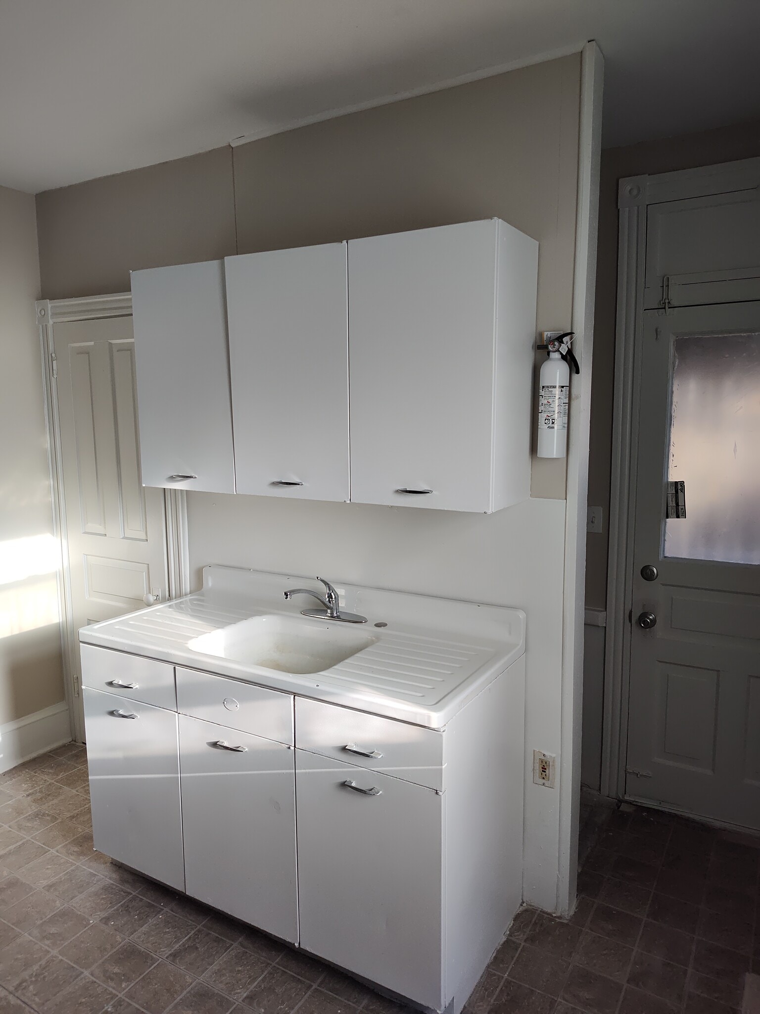 Kitchen Sink and Rear Door - 1224 Eckert Ave