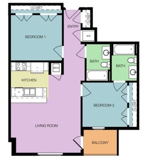 2BD2BA 871 - Terrace at the Masonry