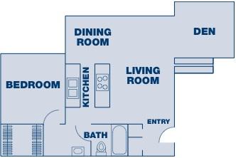 Floorplan - Mountain Crest Apartments