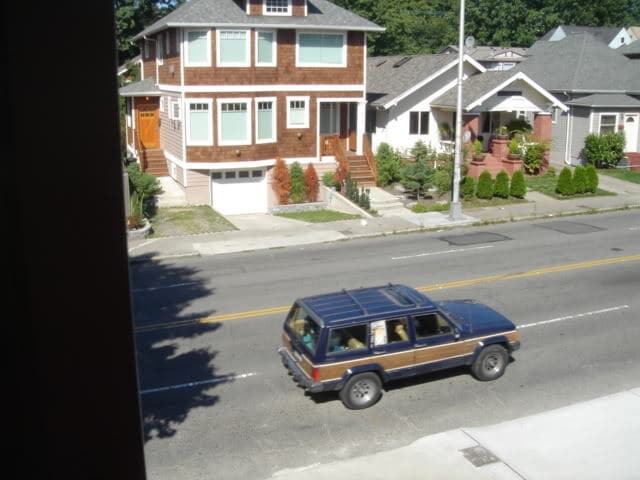 Upstairs window street view - 908 23rd Ave