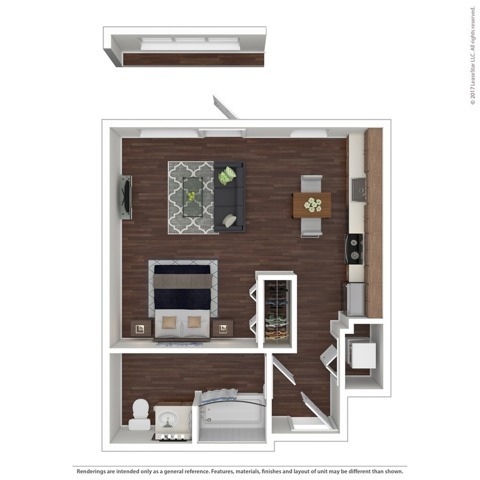 Floorplan - The Noble Apartments