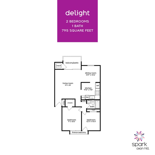 Floorplan - Spark Oxon Hill