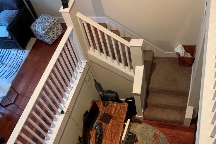 Foyer from stairs - 1830 18th St NW