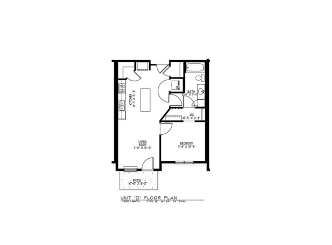 Floorplan - Silver Creek Apartments