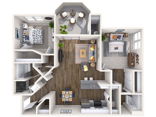 Floorplan - Biscayne Bay Apartments