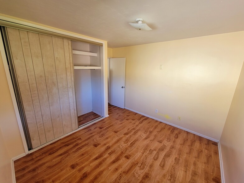 1ST BEDROOM with floor to ceiling closets. Dimmable lights overhead - 12051 Alberta Dr