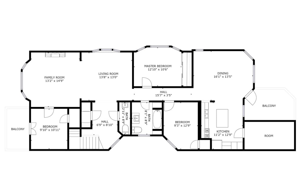 Dimensions & Layout - 509 W Briar Plz