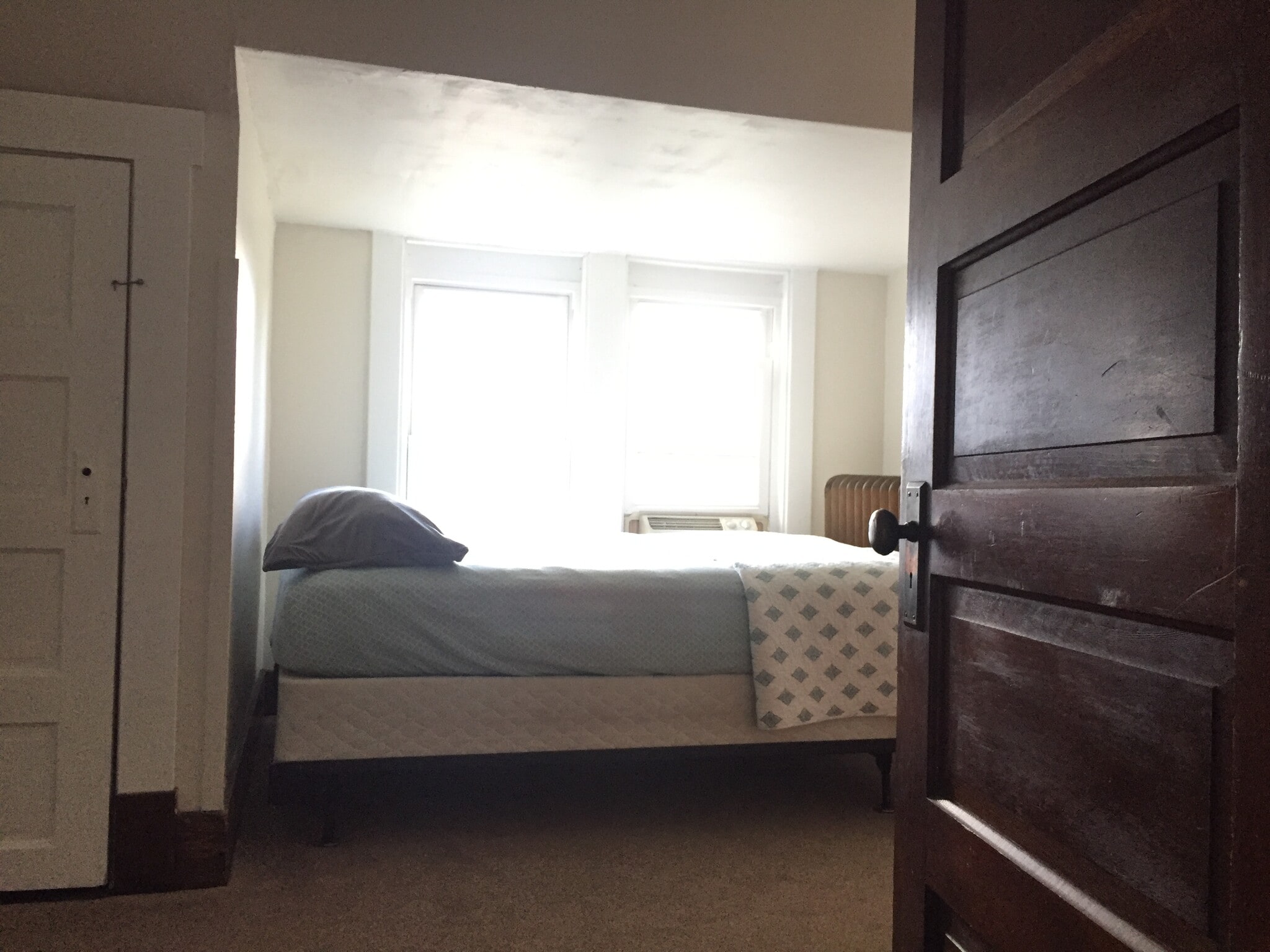 Northern-facing bedroom window in cozy dormer nook - 350 Cobun Avenue