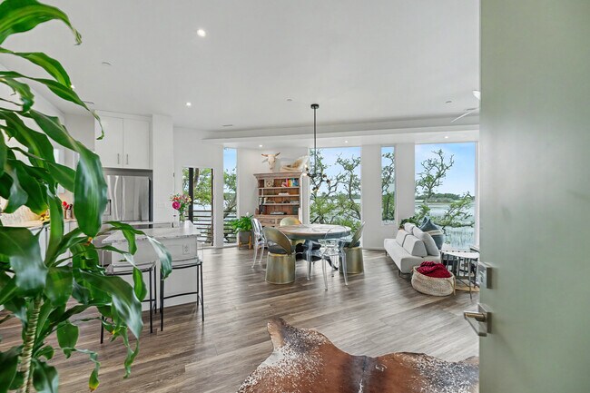 Spacious, open, light-filled living/dining area and kitchen - 2179 Sol Legare Rd
