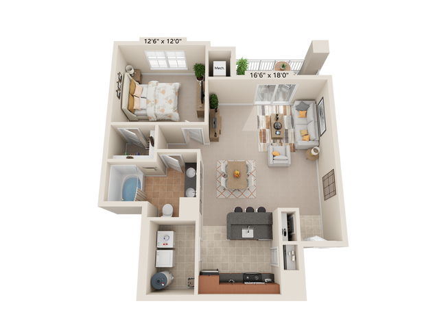 Floorplan - The Carlton at Greenbrier