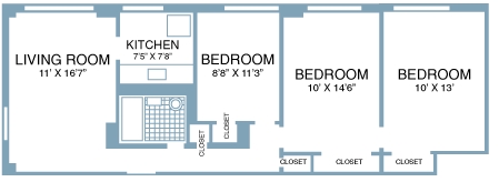 3 Bedroom - Ivy Hill Park Apartments