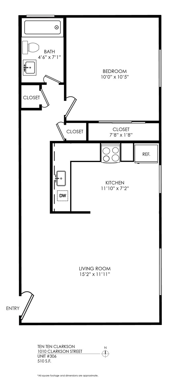 Floorplan - Ten Ten Clarkson