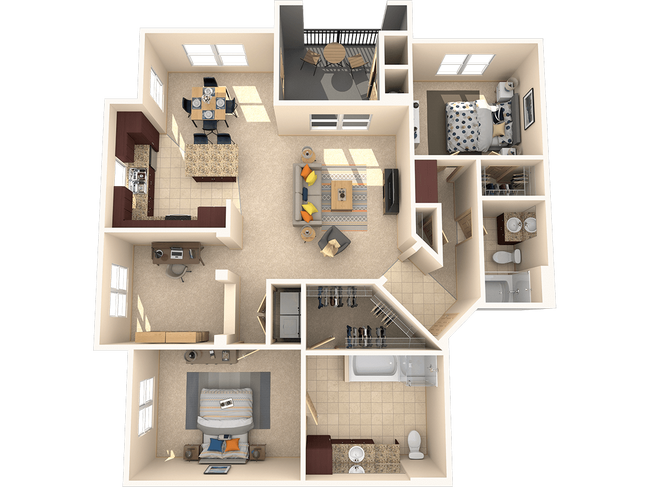 Floorplan - 55+ FountainGlen  Jacaranda