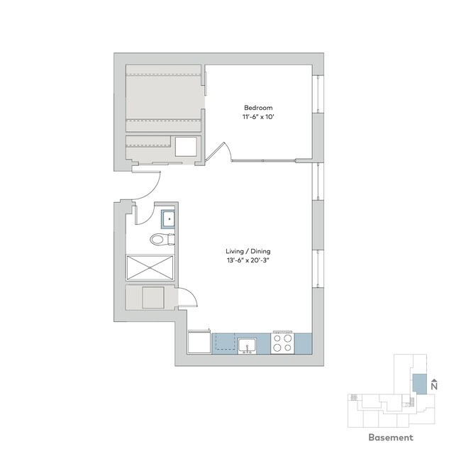 Floorplan - Interstate Flats