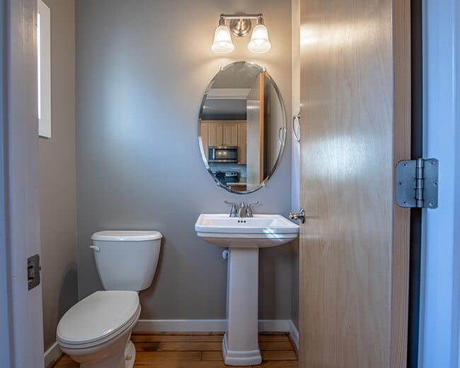 Living Area Half Bath - 1013 Linden Ave
