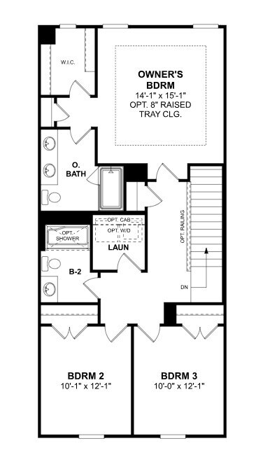 Floor Plan - 2nd floor - 3164 Lilac Grove Dr