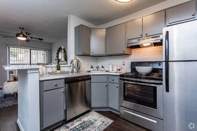 1BR, 1BA - 577SF Kitchen - 5 Fifty Apartments