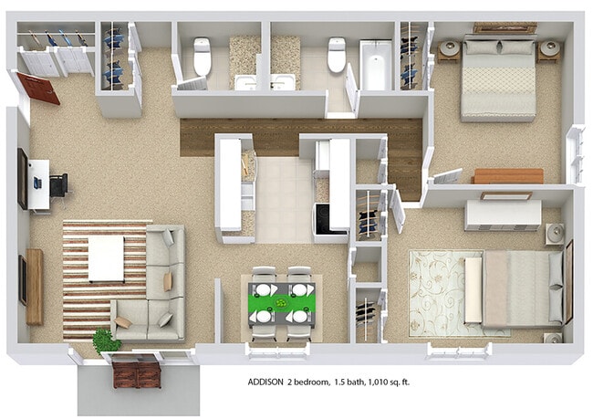 Floorplan - The Oaks on Lincoln