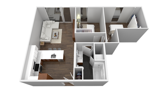 Floorplan - Flow Eastlake Apartments