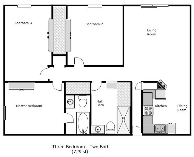 Floorplan - Shelfield Apartments