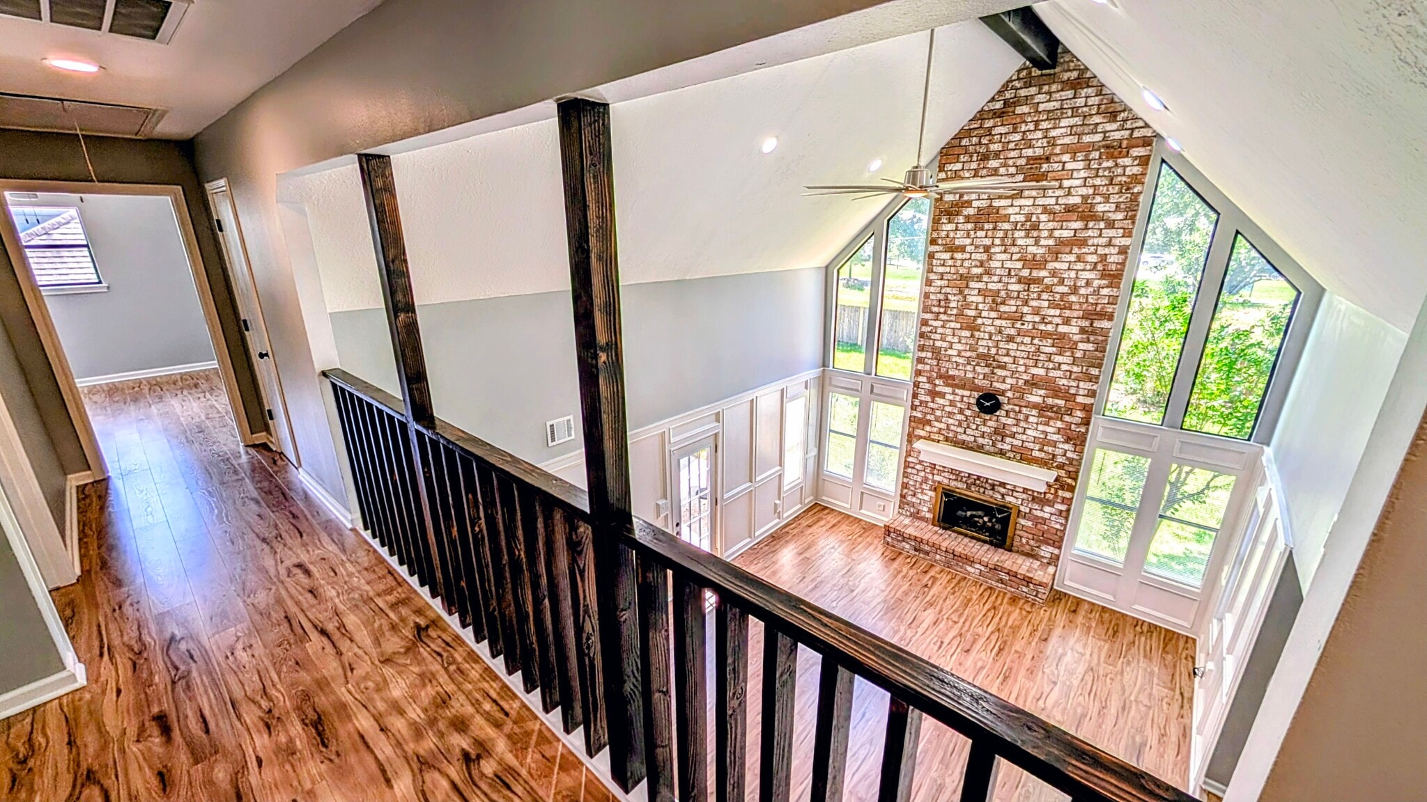 Living Room view from Upstairs - 15707 Downford Dr