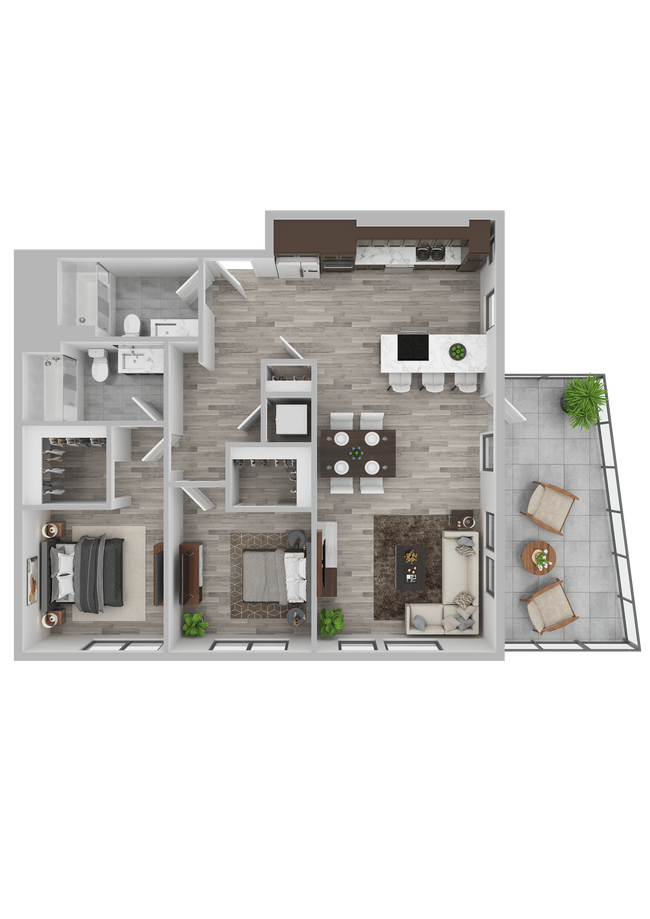 Floorplan - Hyas Point Apartments