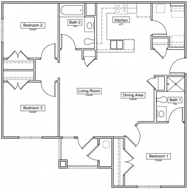 Floorplan - Nova North Apartments