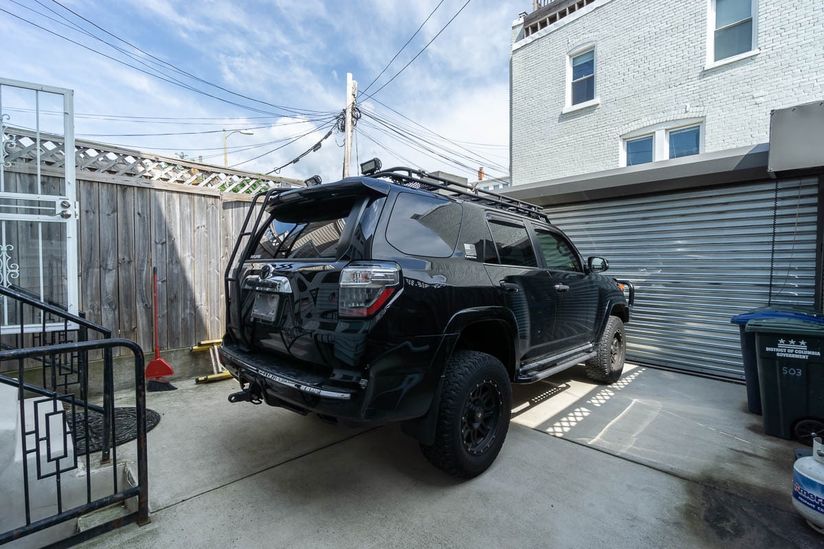 Backyard carport - 503 Columbia Rd NW