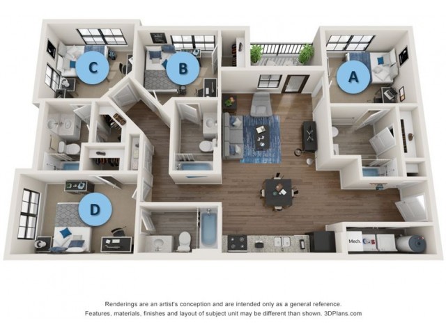Floorplan - Auden Upstate