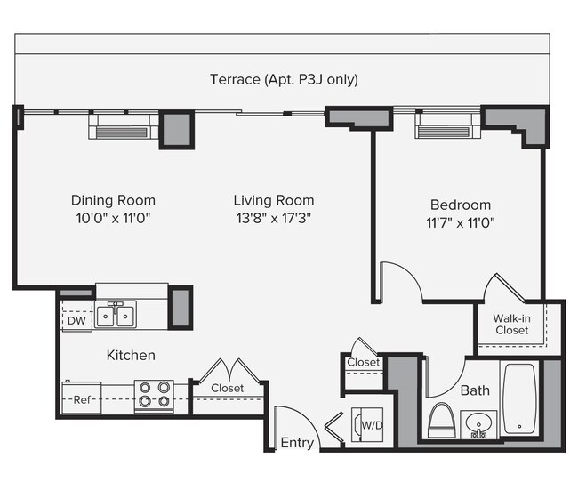 Floorplan - Avalon Riverview South Tower